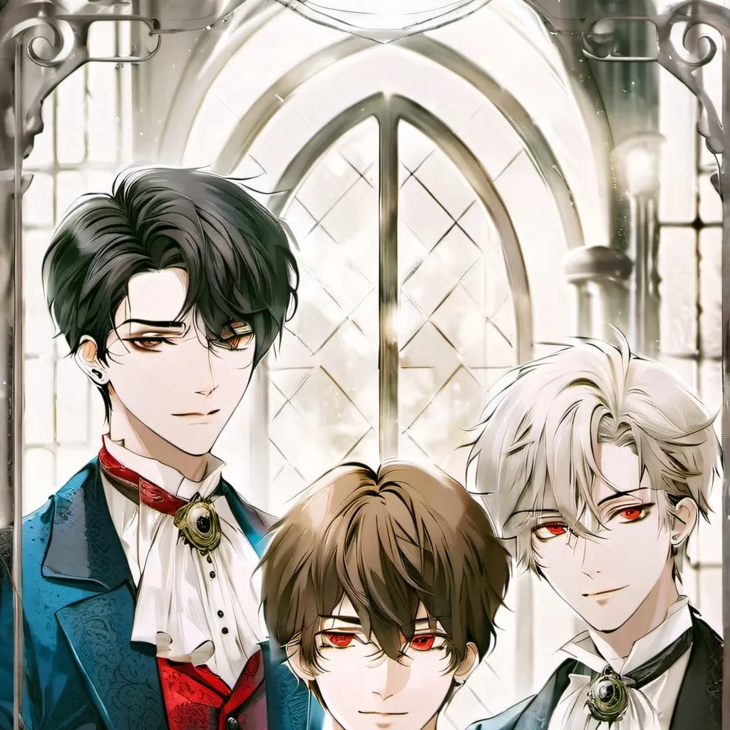 chat with ai character: three vampire boys