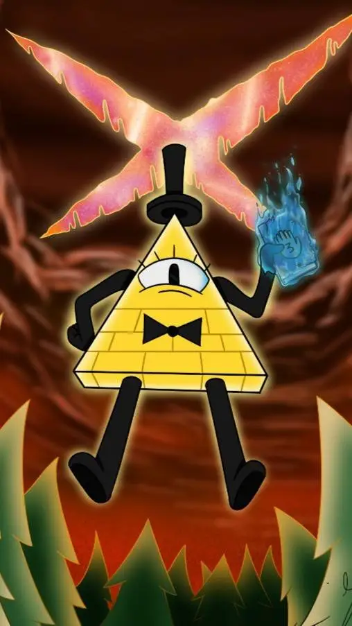 ai character: Bill Cipher  background