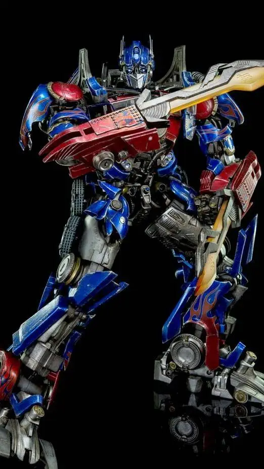 ai character: uptimus prime  background