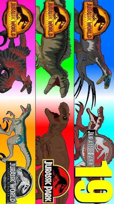 ai character: JURASSIC BATTLE background