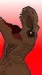 ai character: T-REX background