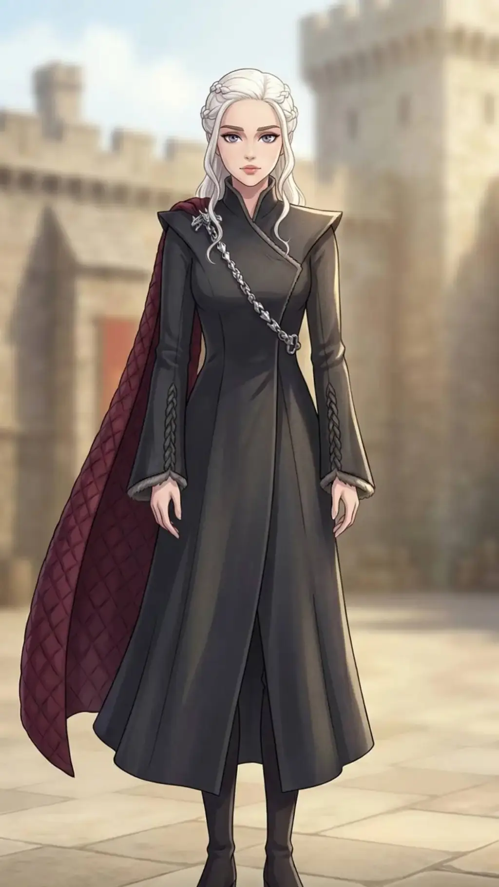 ai character: Mother of dragons background