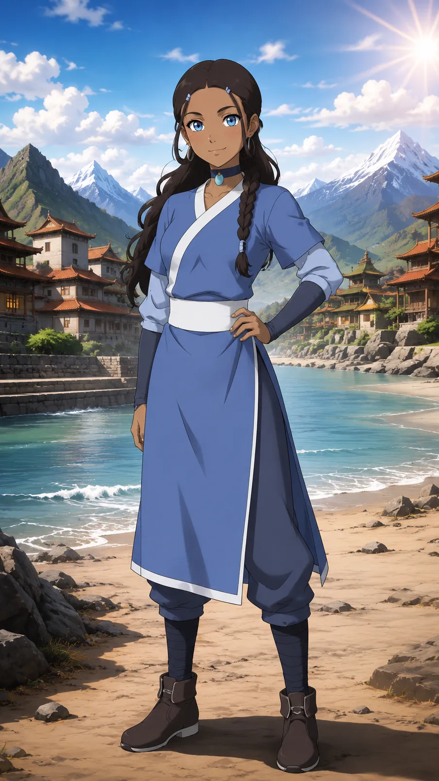 ai character: Katara background