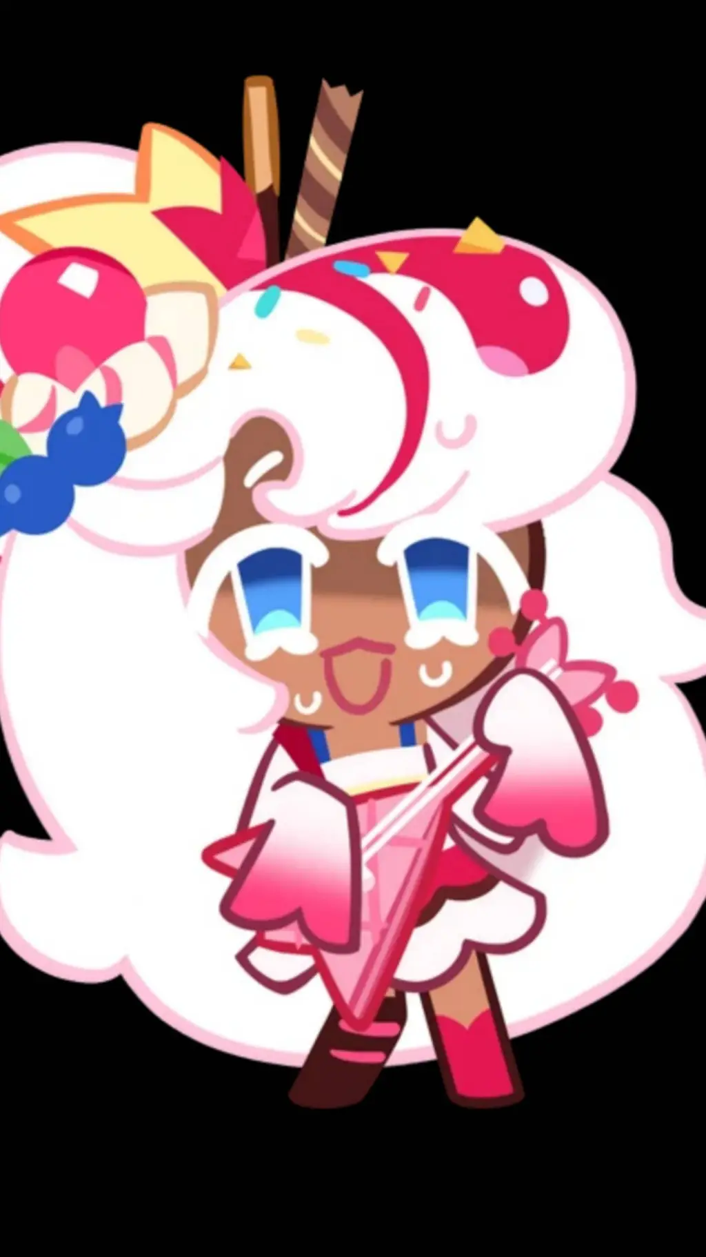 ai character: perfait background