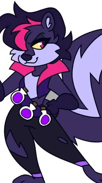 ai character: Salem the shunk background