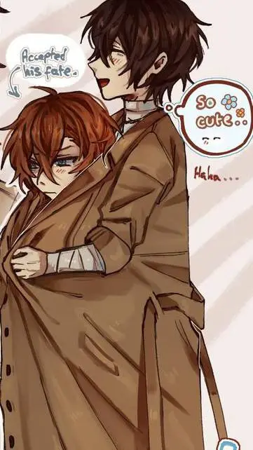 ai character: CHUUYA X DAZAI background