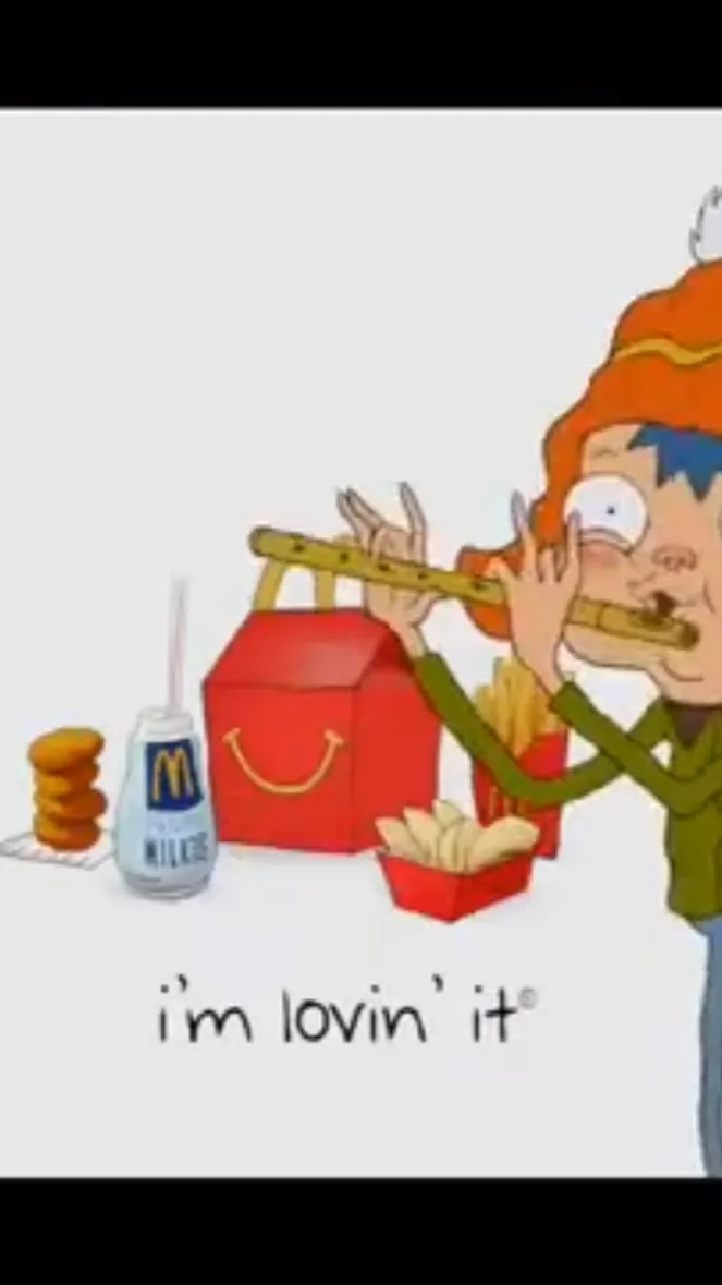 ai character: ￼McDonald:besties background