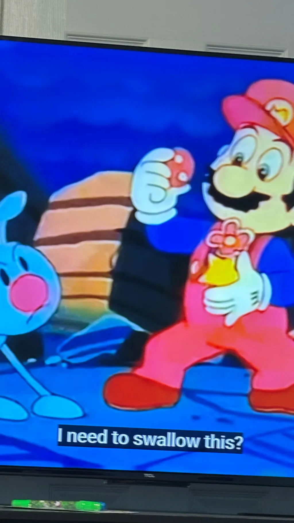 ai character: Mario’s dream ￼ background