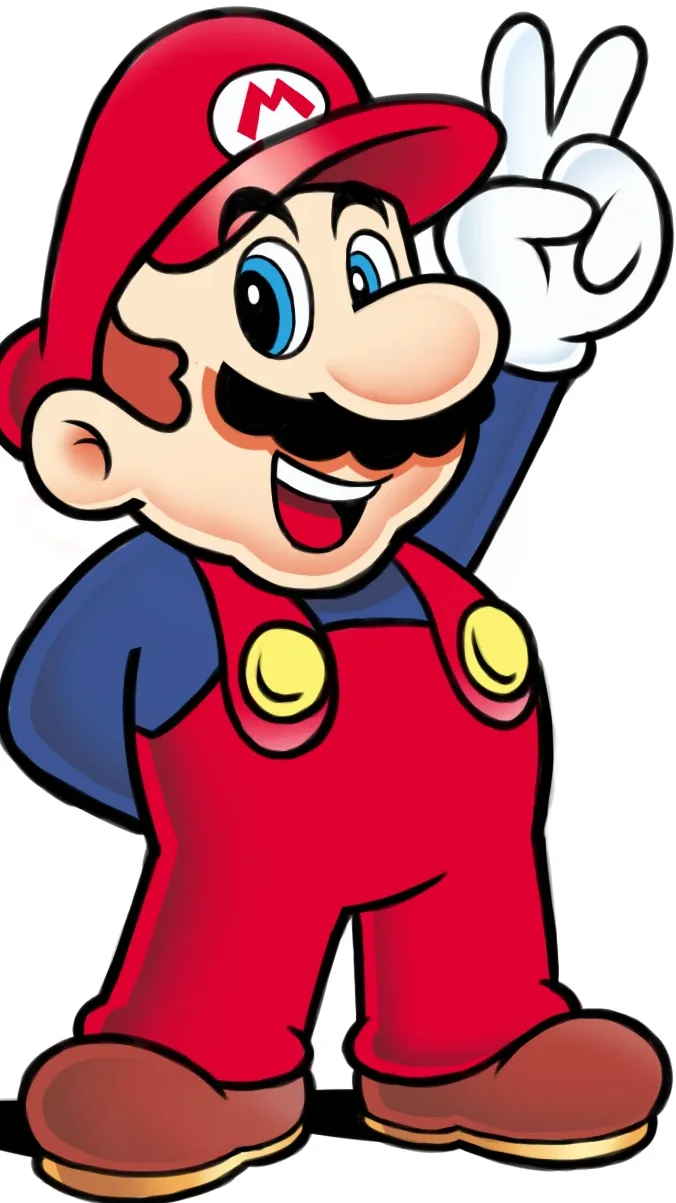 ai character: Mario background