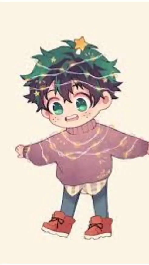 ai character: deku  enfant background