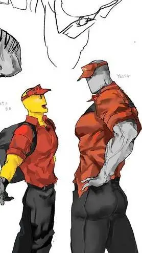 ai character: Elliot X Pizza guy background