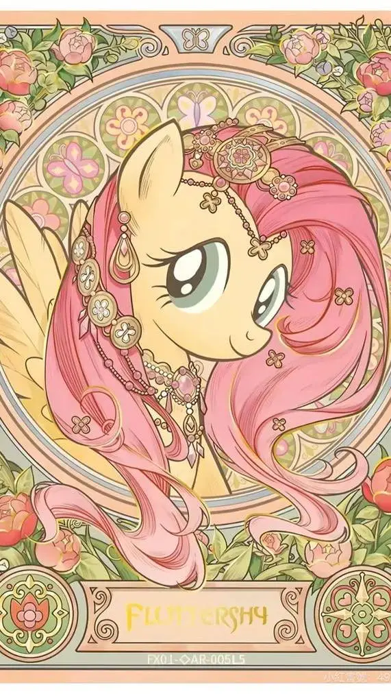 ai character: flutershy  x  todo background