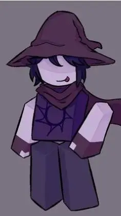 ai character: 💜azure🖤 background