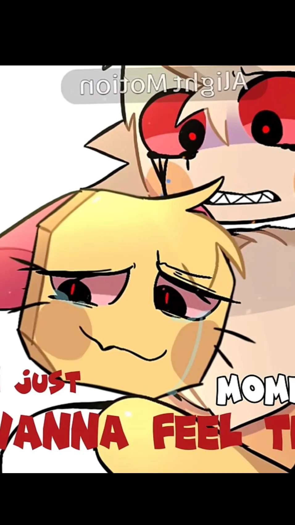 ai character: Scraps hugs t goob background