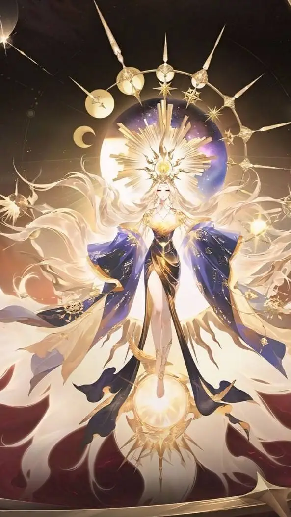 ai character: goddess background