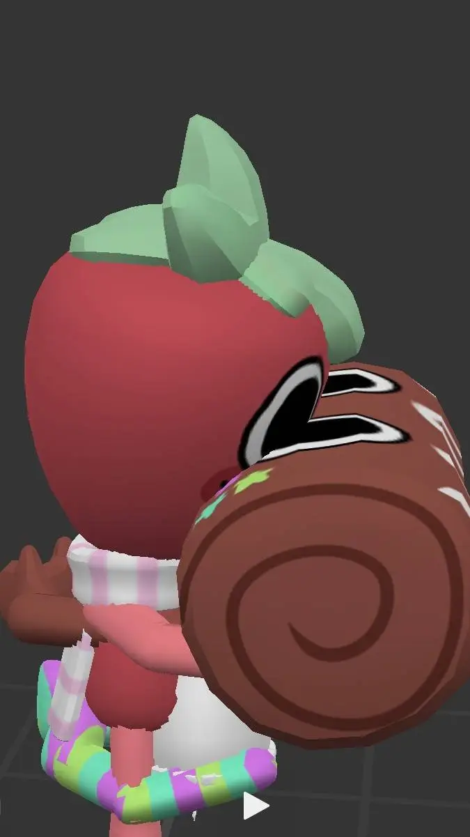 ai character: sprout (fruitcake) background