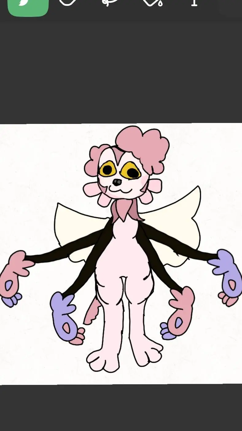 ai character: bubble gum goob background