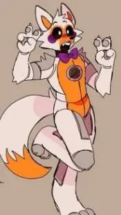ai character: 💜LOLBIT🧡 background