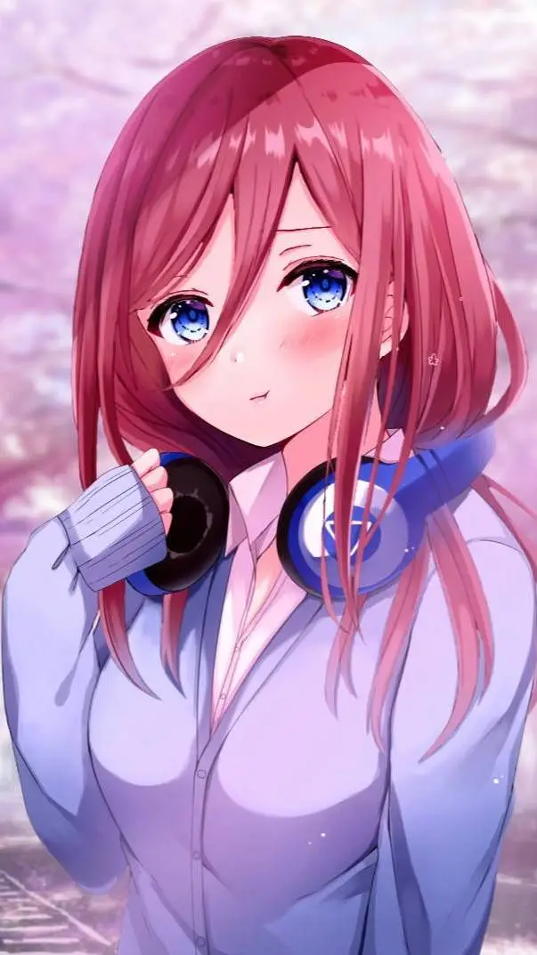 ai character: Miku nakano  background
