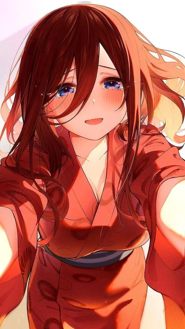 ai character: Miku nakano  background