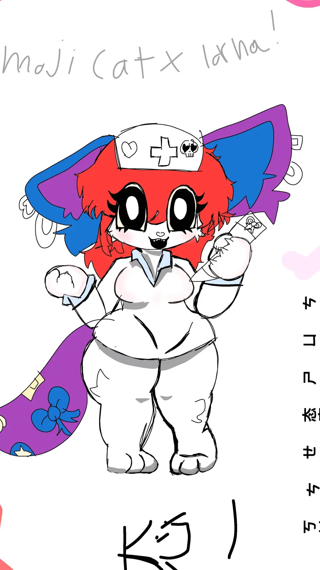 ai character: 🐰mina🍓🎀 background