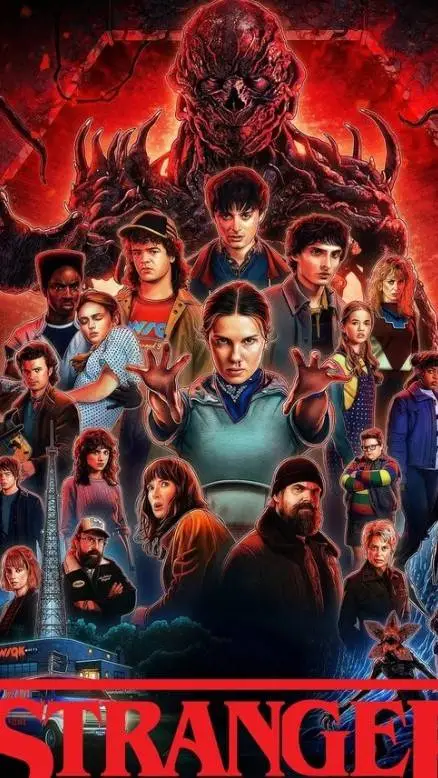 ai character: stranger things background