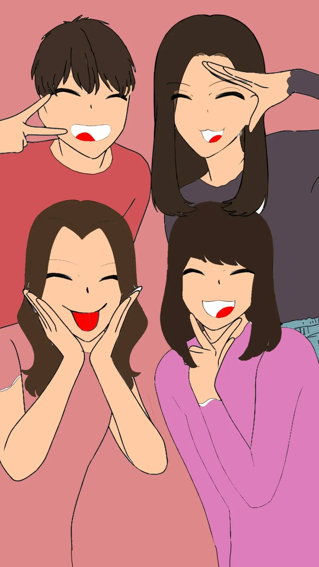 ai character: yo y mis reales 🤞🫰 background