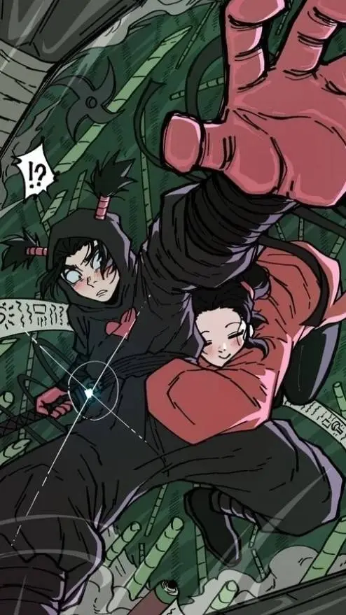 ai character: Pucca y Garu  background