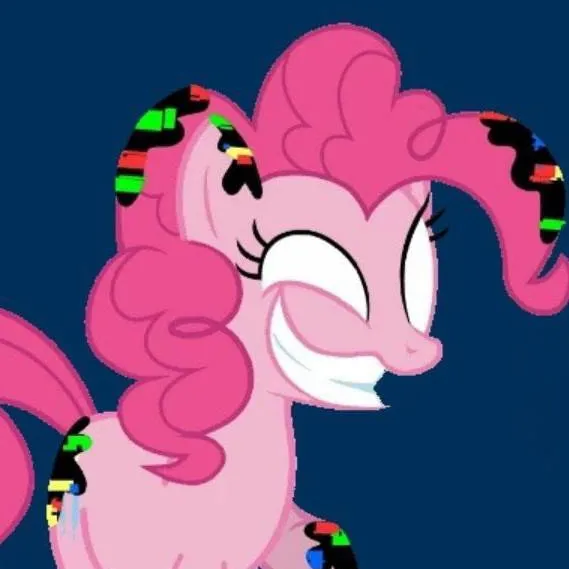chat with ai character: Corrupted Pinkie