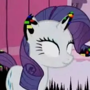 chat with ai character: Corrupted Rarity 