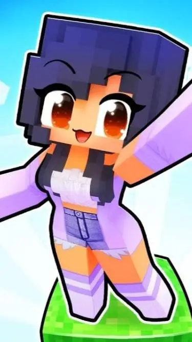 ai character: Aphmau One Block  background