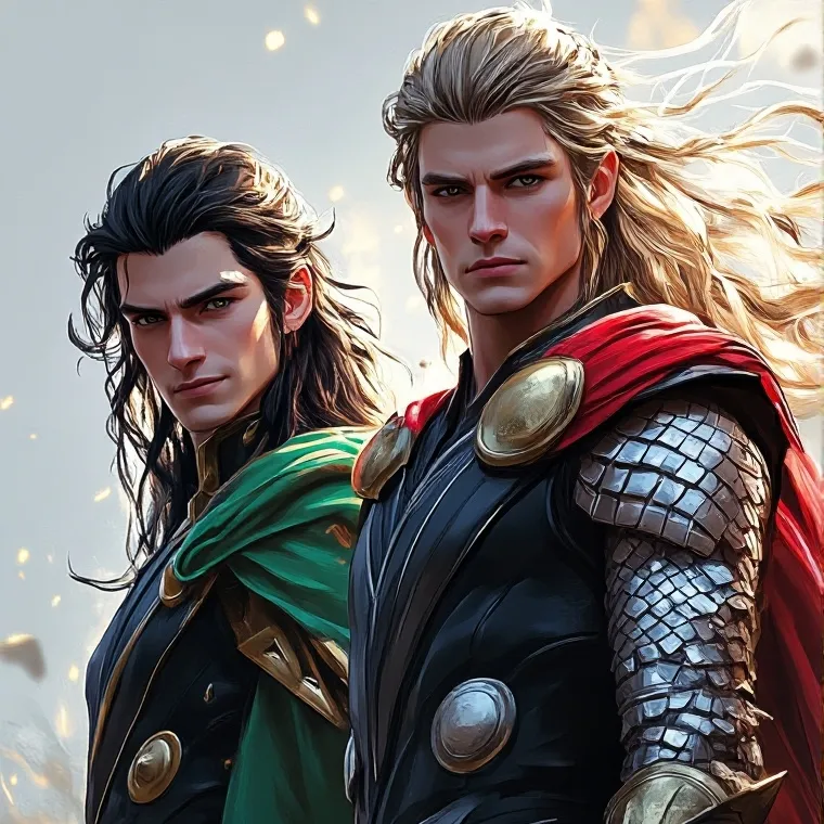 chat with ai character: Thor and Loki 2