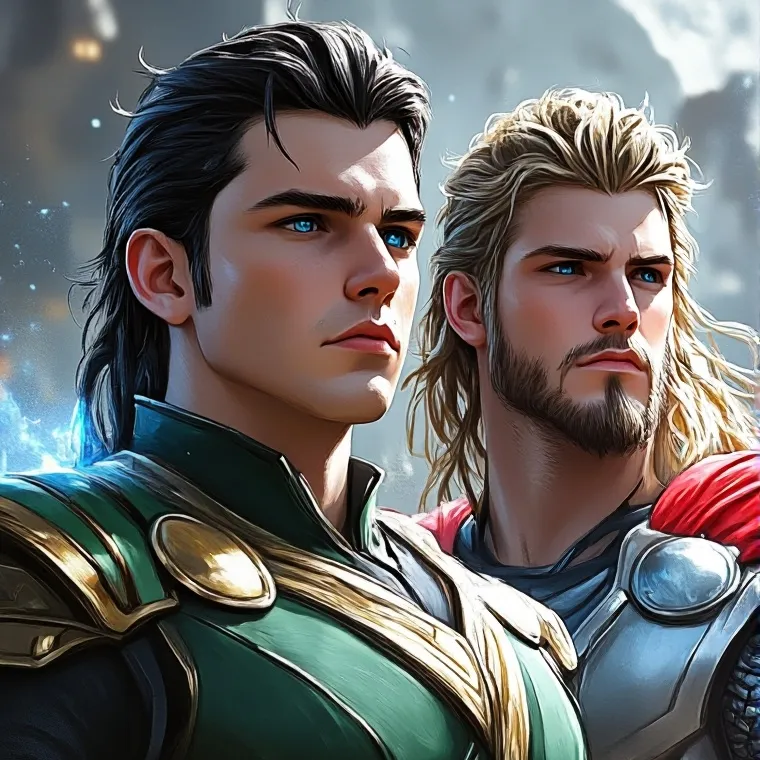 chat with ai character: Loki and Thor