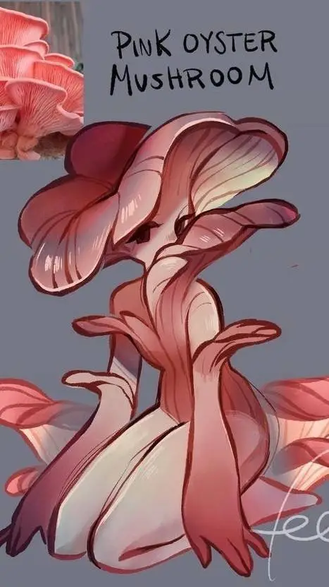 ai character: Pink Oyster  background