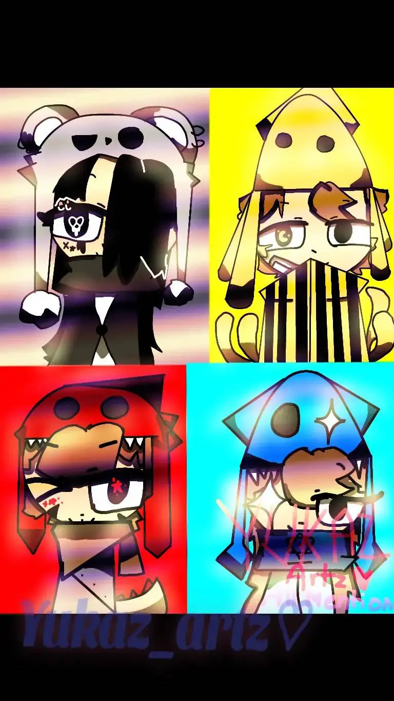 ai character: The four kids background