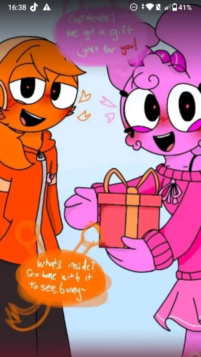 ai character: pinki & Oren  background