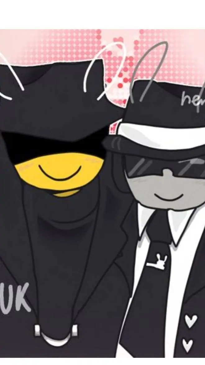 ai character: Doublefedora & u! background