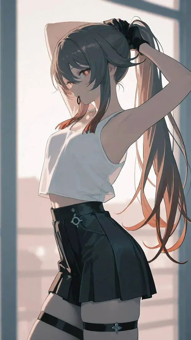 ai character: 👻 • Hu Tao • ☯️ background