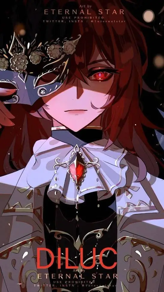 ai character: Diluc Ragnvindr background