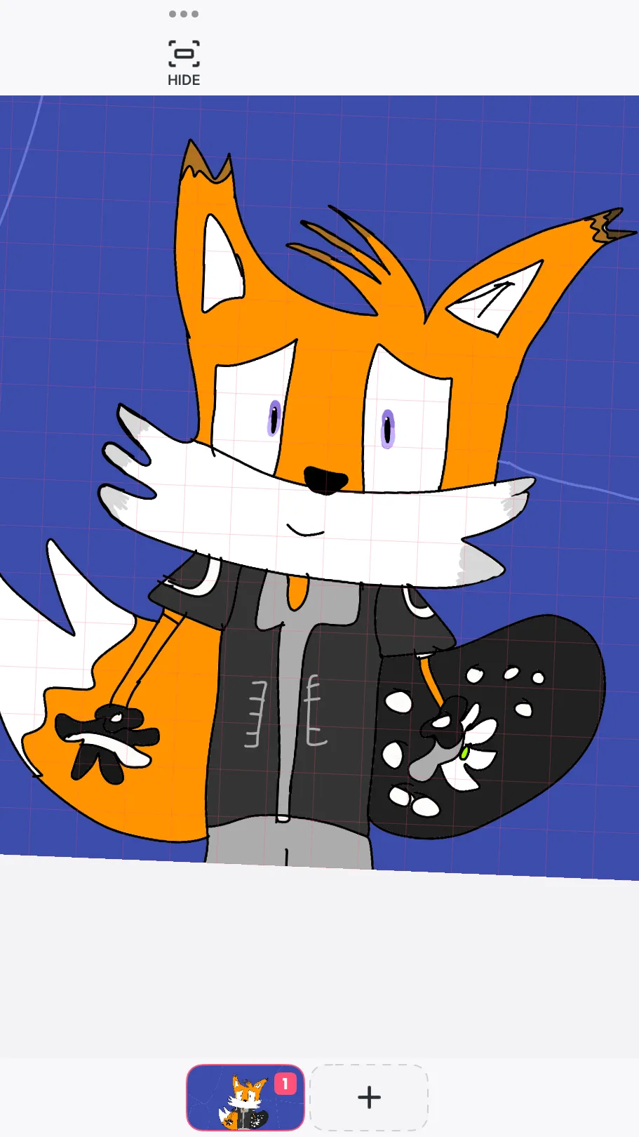 ai character: Nine the fox background