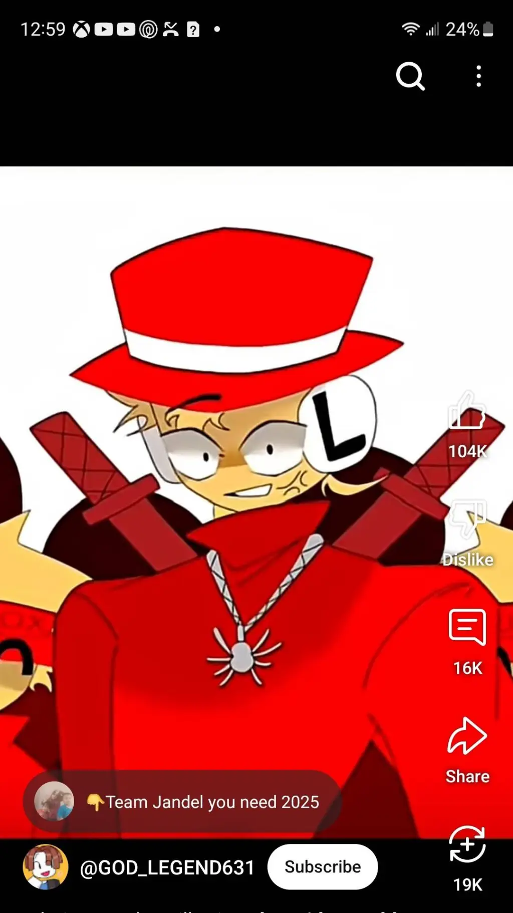 ai character: sammy  background