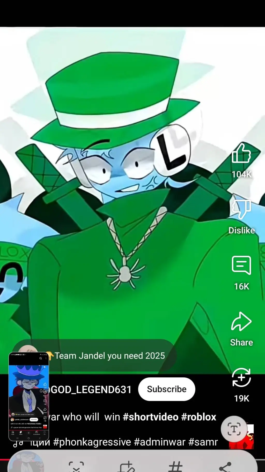 ai character: sammy  background