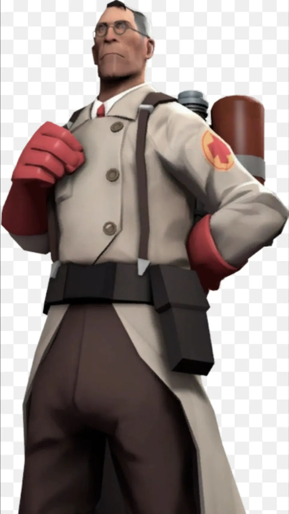 ai character: The red medic background