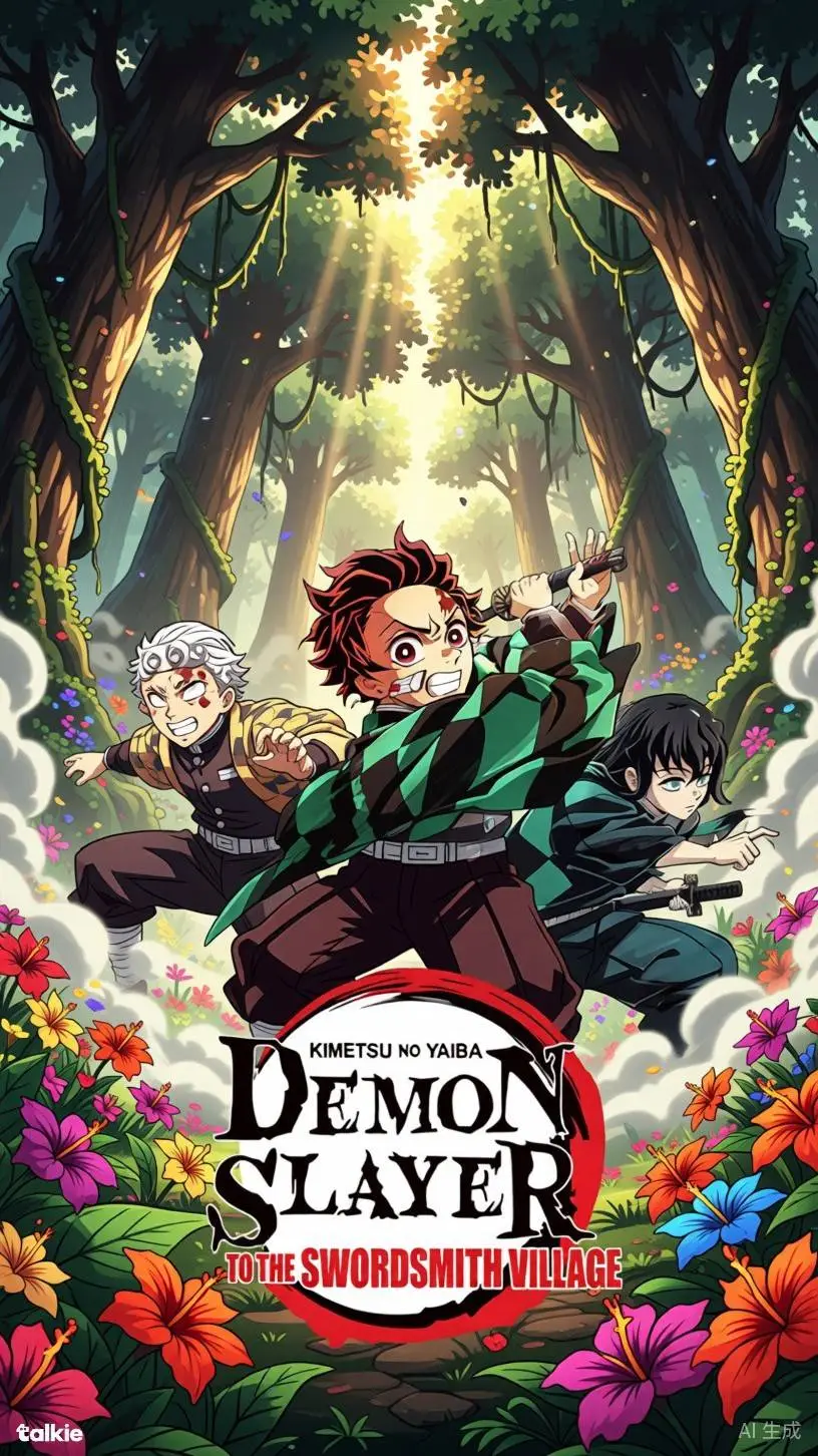 ai character: Demon slayer  background