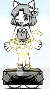 ai character: Moneko  background
