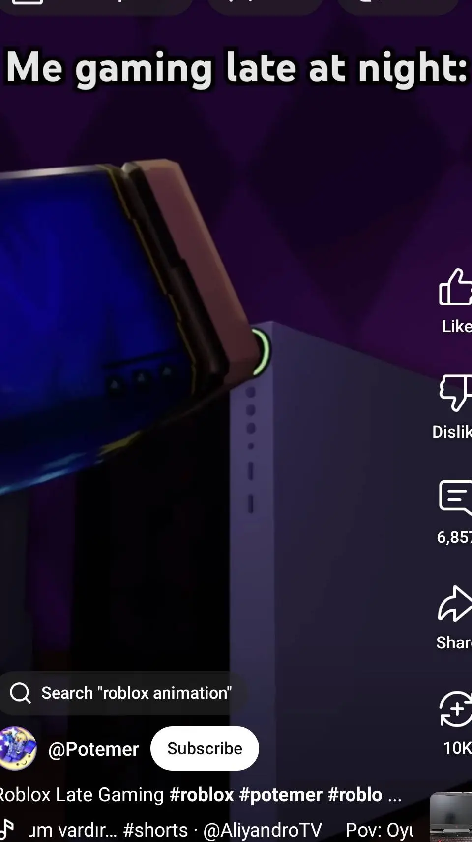 ai character: potemer  background