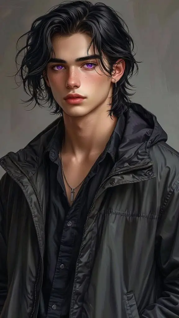 ai character: Кевин  background