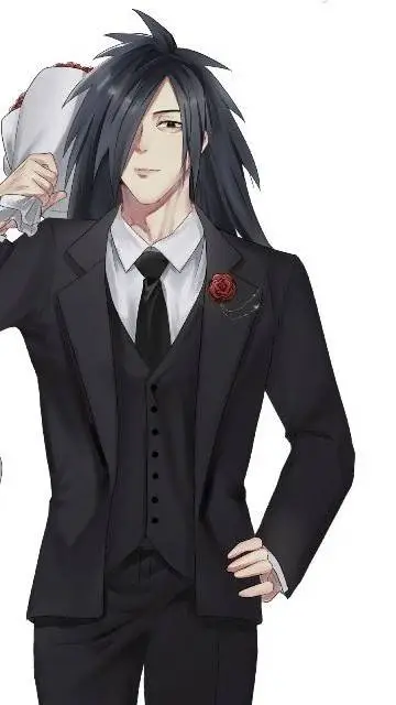 ai character: modern Madara  background