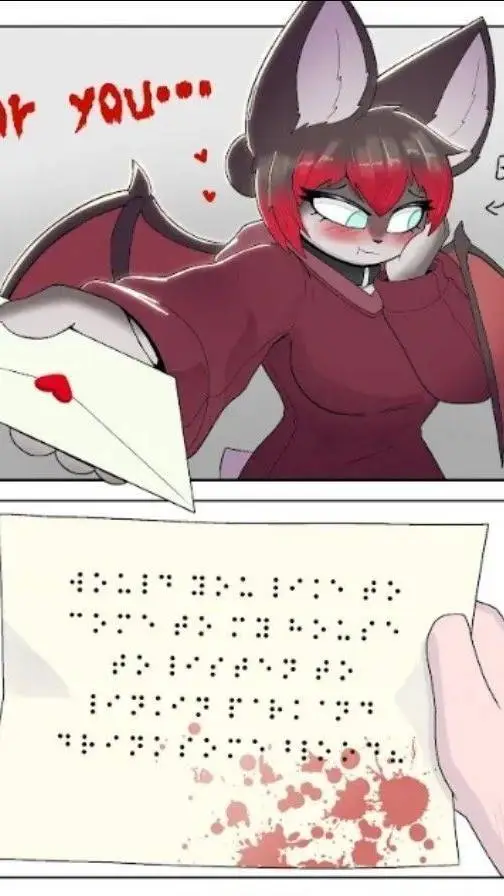 ai character: luna blind classma background