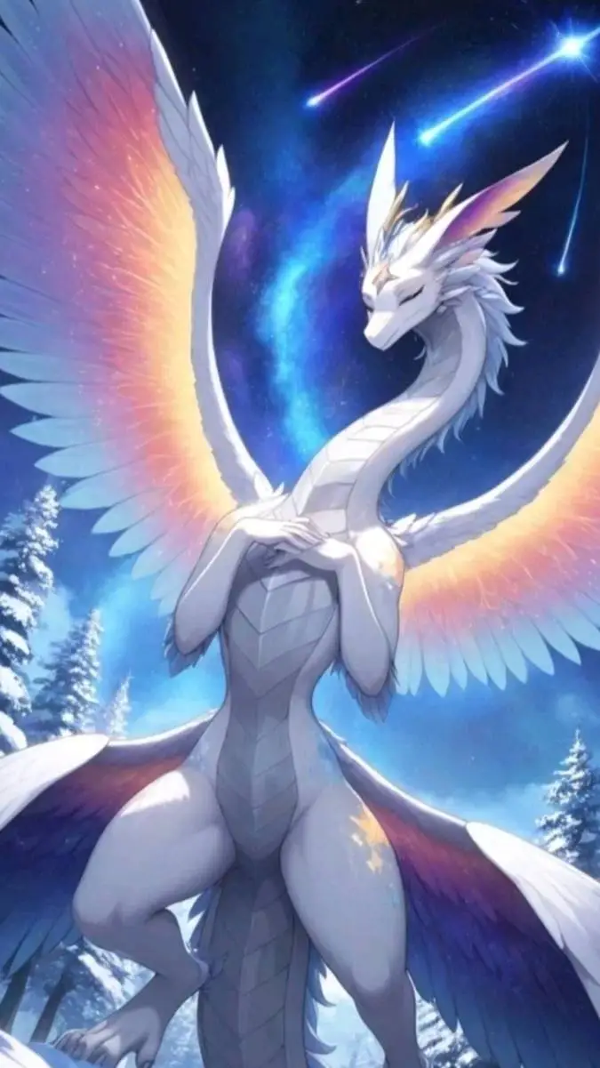 ai character: rainha do dragão l background